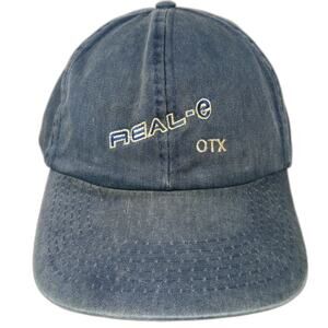 Cobra Caps Baseball Cap Blue OSFM Unstructured Slideback Cotton Hat REAL-e OTX